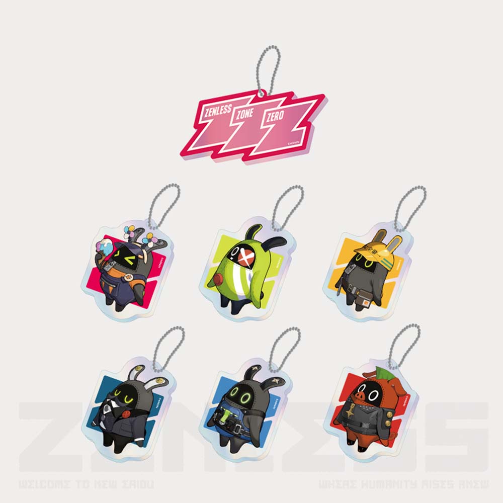 New Eridu Garden Party Bangboo Acrylic Keychain Blind Box