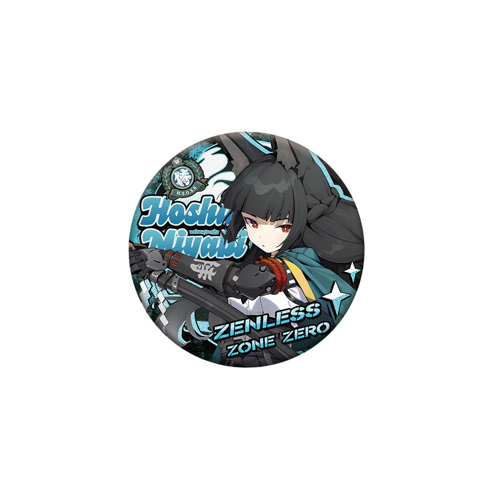 Character Double Flash Laser Badge