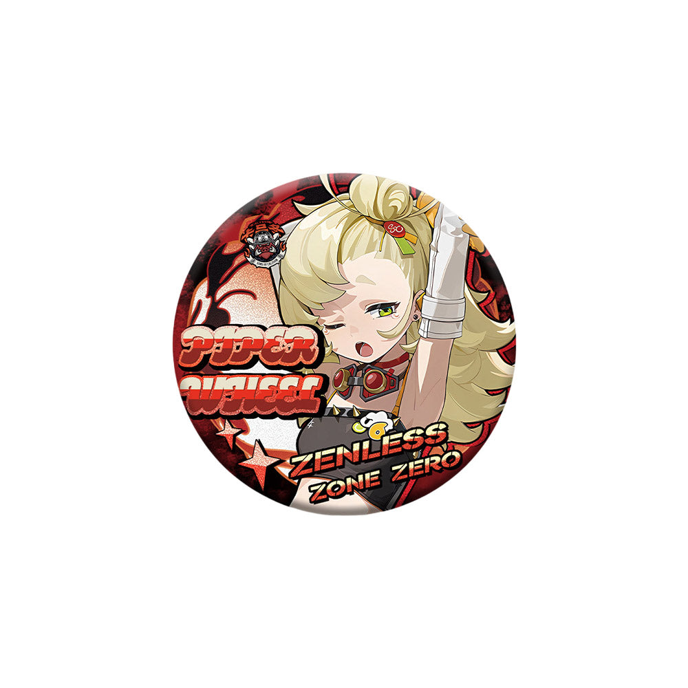 Character Double Flash Laser Badge