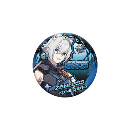 Character Double Flash Laser Badge