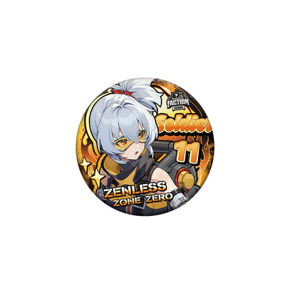 Character Double Flash Laser Badge