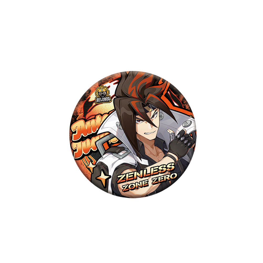 Character Double Flash Laser Badge