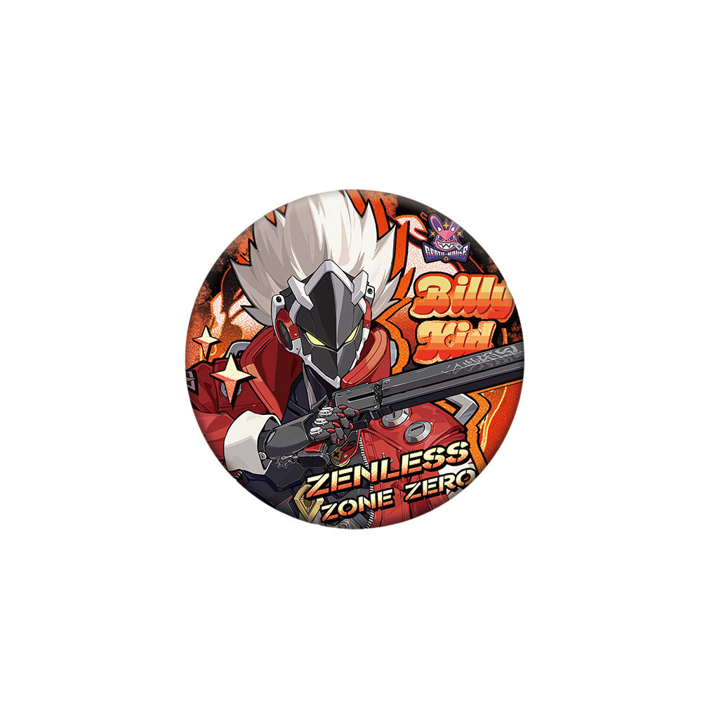 Character Double Flash Laser Badge