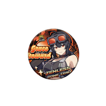 Character Double Flash Laser Badge