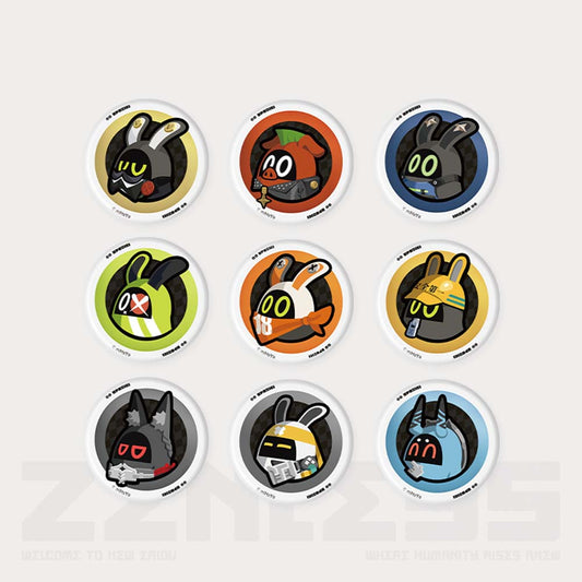 Everyday Life of Section 6 Series Bangboo Badge Blind Box
