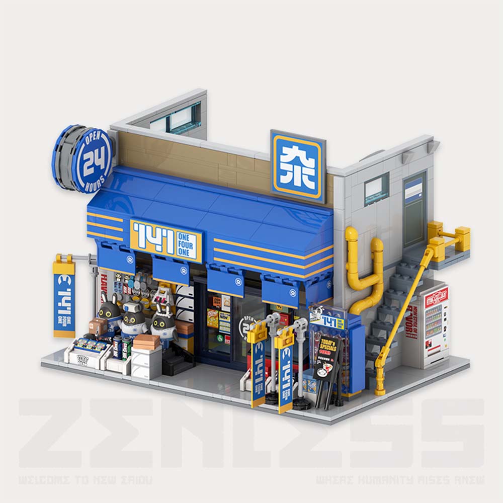 【 Pre order 】Sixth Street Scene Assembly Building Blocks Vol. 1